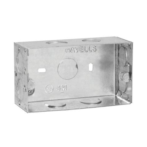 havells modular metal box|havells gi box.